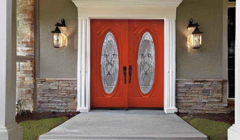 Yes, you can paint fiberglass doors.