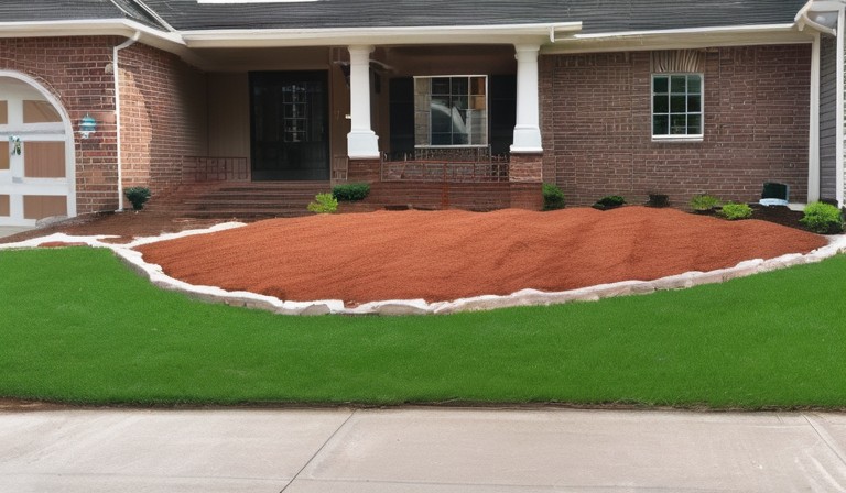The Benefits and Considerations of Using Mulch Around a Brick House