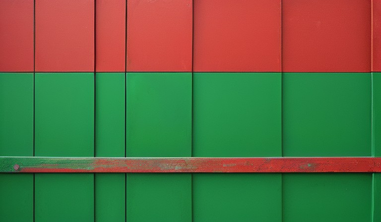 The Color Result of Mixing Red and Green Paint