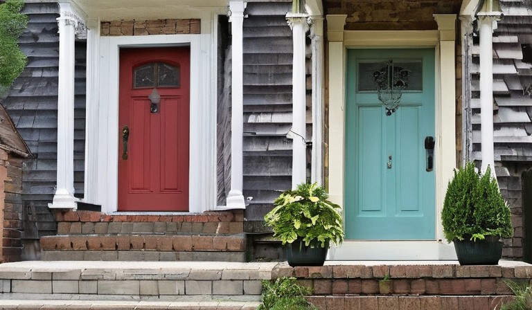 Unveiling the Mystery: The Dual Front Doors of Old Homes