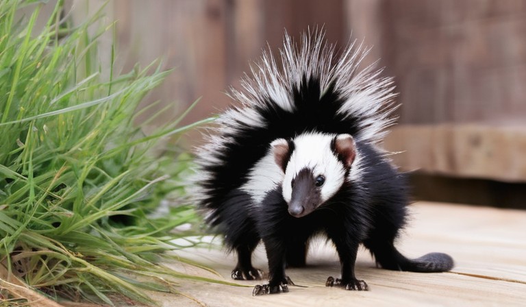 The Intriguing Behavior of Skunks: Exploring the Reasons Behind Their Spray around Residential Areas