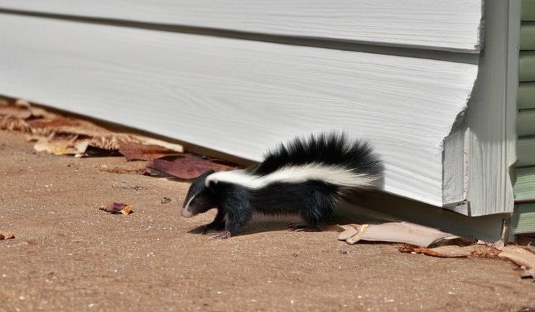 Understanding the Reason Behind Skunks Spraying Under Houses